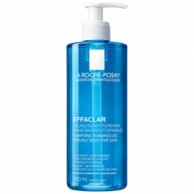 La Roche-Posay Effaclar +M Gel 400ml - Αφρώδες τζελ καθαρισμού