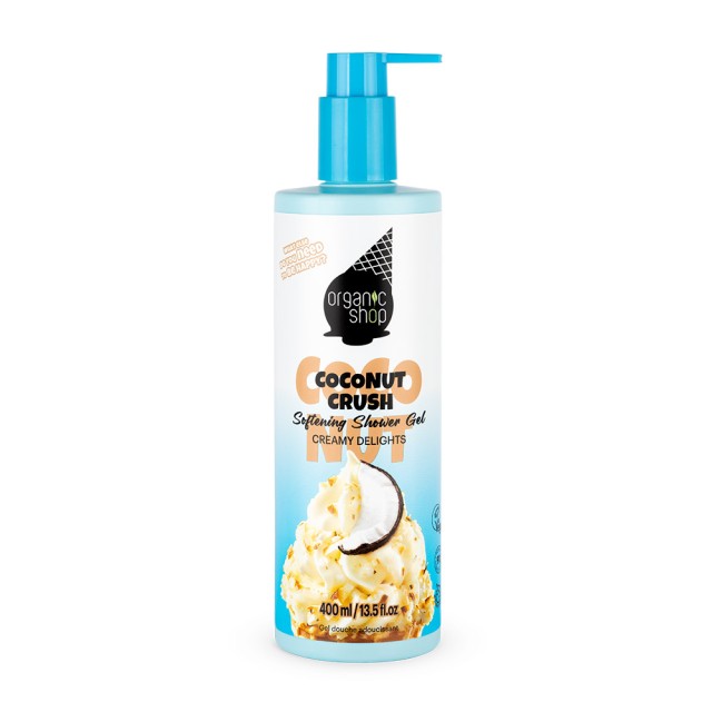 Natura Siberica Organic Shop Coconut Crush Shower Gel 400ml - Αφρόλουτρο με Έλαιο Καρύδας