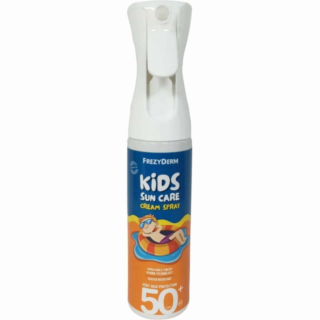 Frezyderm Spray Kids Sun Care SPF50+ 275ml - Παιδικό Αντηλιακό Spray Πολύ Υψηλής Προστασίας Προσώπου & Σώματος σε Μορφή Ψεκάσιμης Κρέμας