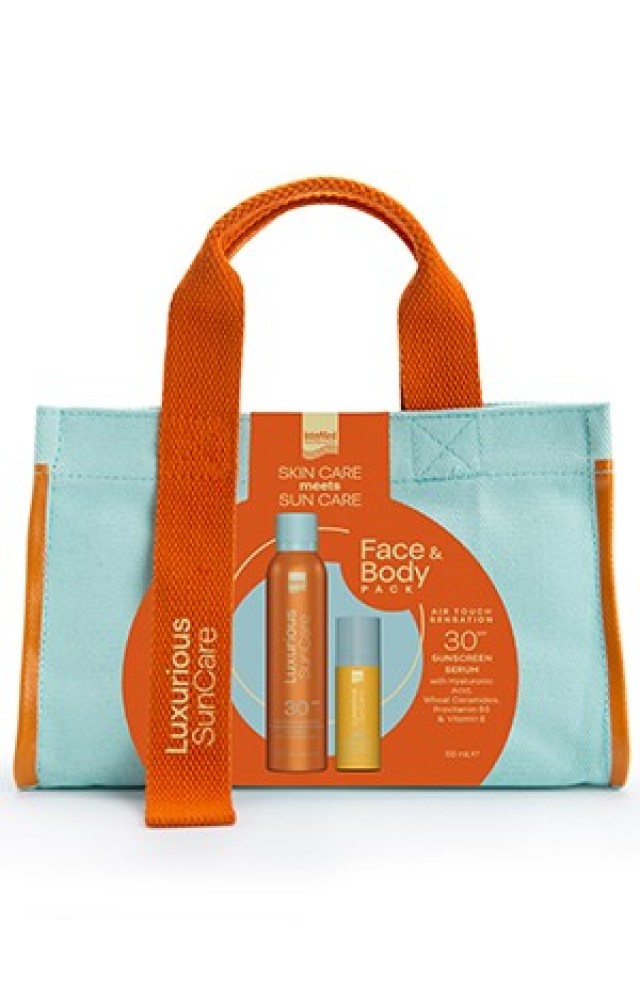 Intermed Luxurious SunCare Face & Body Pack Face Serum SPF30 50ml & Invisible Spray SPF30 200ml