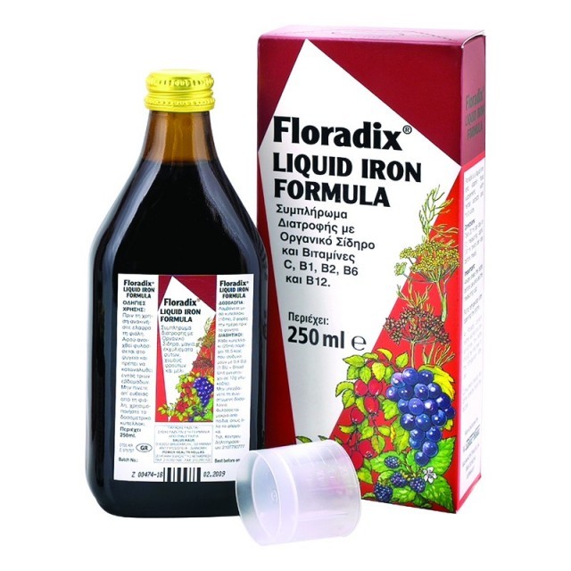 Power Health Floradix 250ml - Συμπλήρωμα διατροφής για την έλλειψη σιδήρου