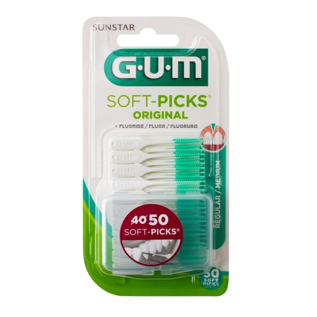 Gum Soft Picks Original 632 40 τεμάχια - Μεσοδόντια Βουρτσάκια