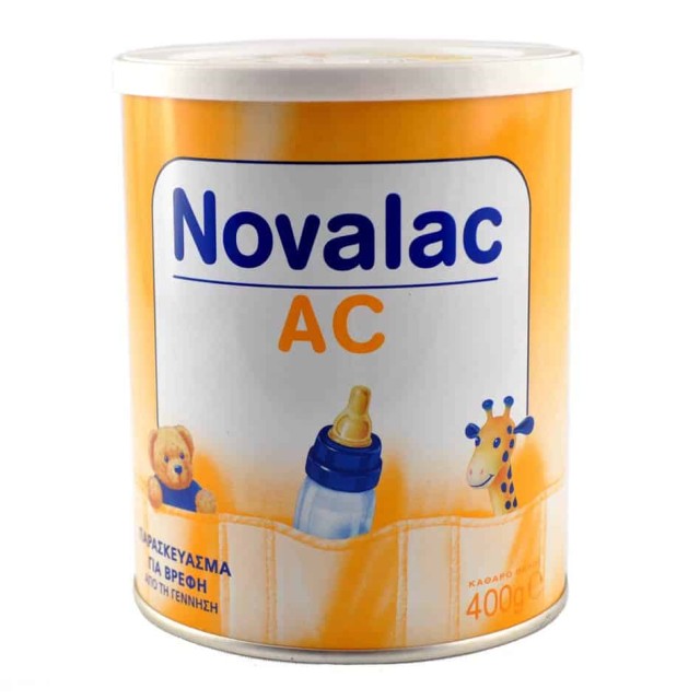 Novalac AC 400gr - Bρεφικό γάλα σε σκόνη για αντιμετώπιση κολικών