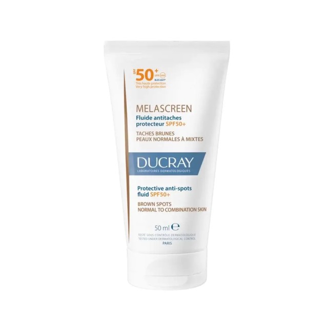 Ducray Melascreen UV Light Cream SPF50+ 50ml - Αδιάβροχη Αντηλιακή Κρέμα Προσώπου