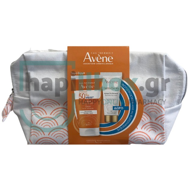 Avene Promo Pack Soins Solaire SPF50+ για το Ευαίσθητο, Ξηρό & Πολύ Ξηρό Δέρμα 50ml με Δώρο Avene DermAbsolu Mask 15ml