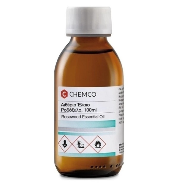 Chemco Essential Oil Rosewood 100ml - Αιθέριο Έλαιο Ροδόξυλο (Τριανταφυλλόξυλο)