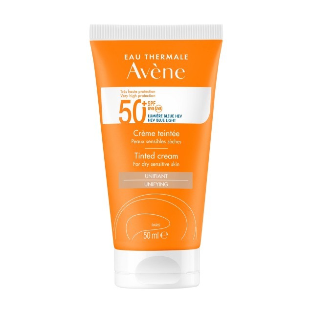 Avene Tinted Cream SPF50+ 50ml - Αντηλιακή κρέμα προσώπου με Χρώμα για ξηρό / πολύ ξηρό δέρμα