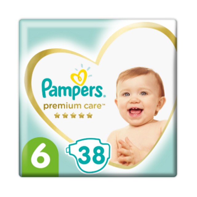 Pampers Premium Care No 6 (13kg +) 38τμχ.