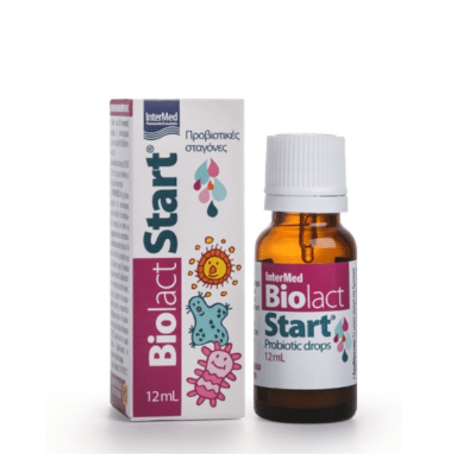 Intermed Biolact Start 12ml – Προβιοτικές Σταγόνες για την επαναφορά & διατήρηση της χλωρίδας του εντέρου