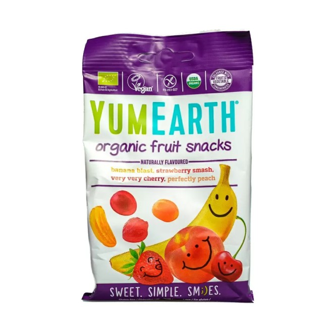 Yumearth Organic Fruit Snack 50gr - Σνακ Φρούτων