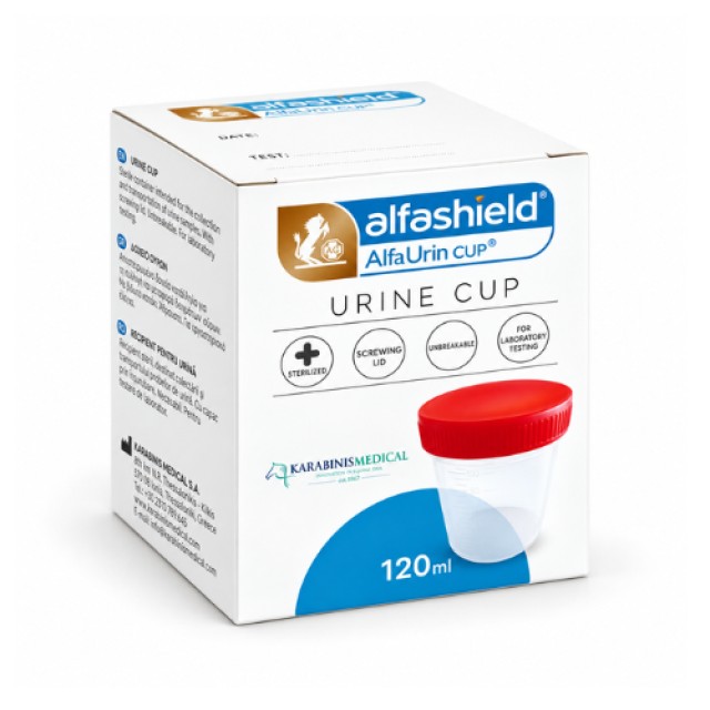 ALFASHIELD Αποστειρωμένο Ουροδοχείο 120ml