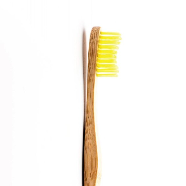 THE HUMBLE CO. Humble Οδοντόβουρτσα Ενηλίκων Bamboo - ΚΙΤΡΙΝΟ, ΜΑΛΑΚΗ