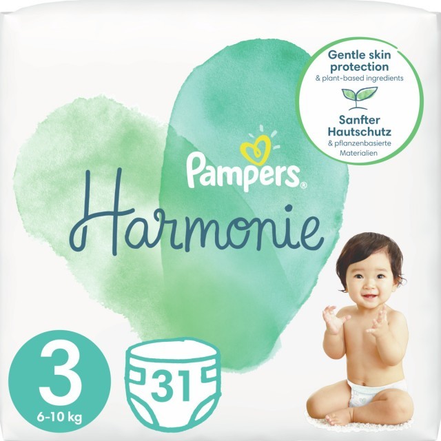 Pampers Harmonie No 3 (6-10kg) 31τμχ