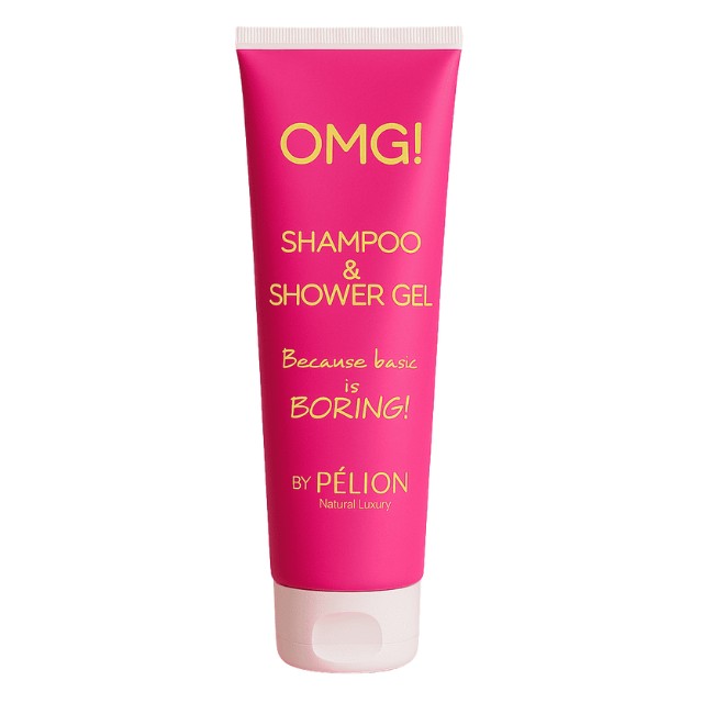 P For Pelion OMG! Shampoo & Shower Gel Red Grape 250ml - Αφρόλουτρο και Σαμπουάν με Άρωμα Κόκκινου Σταφυλιού