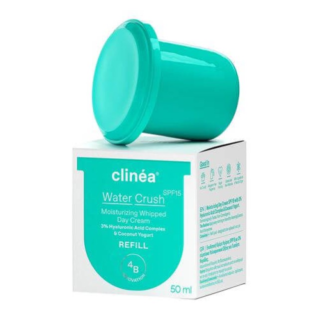 Clinéa Water Crush SPF15 Refill 50ml – Ενυδατική Κρέμα Ημέρας