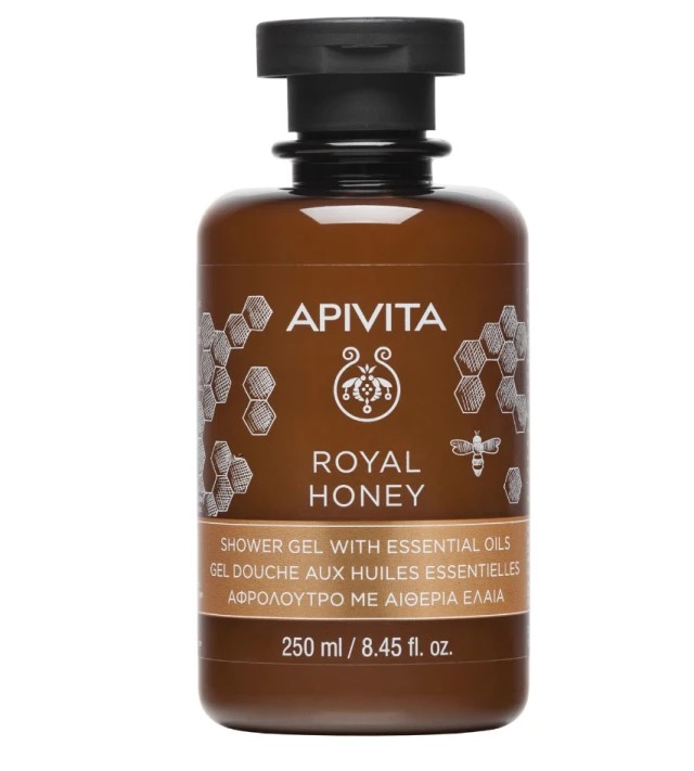 Apivita Royal Honey Shower Gel 250ml - Αφρόλουτρο με Αιθέρια Έλαια
