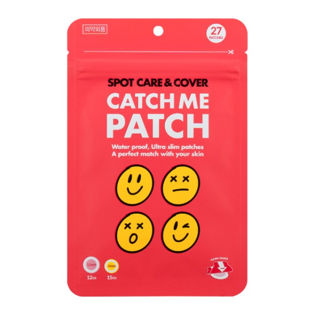 Catch Me Patch One Touch Spot Pouch 27pcs - Επιθέματα Υδρογέλης για Κάλυψη Σημαδιών