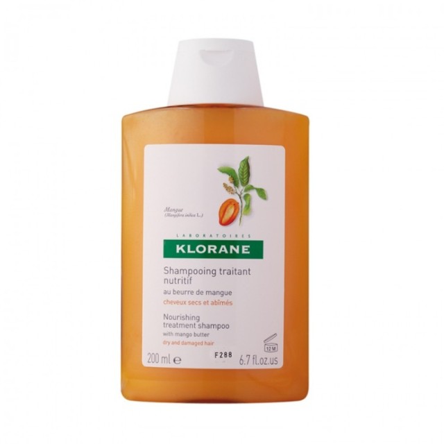 Klorane Shampoo Mangue 200ml - Σαμπουάν για Μεταξένια μαλλιά με Μάνγκο