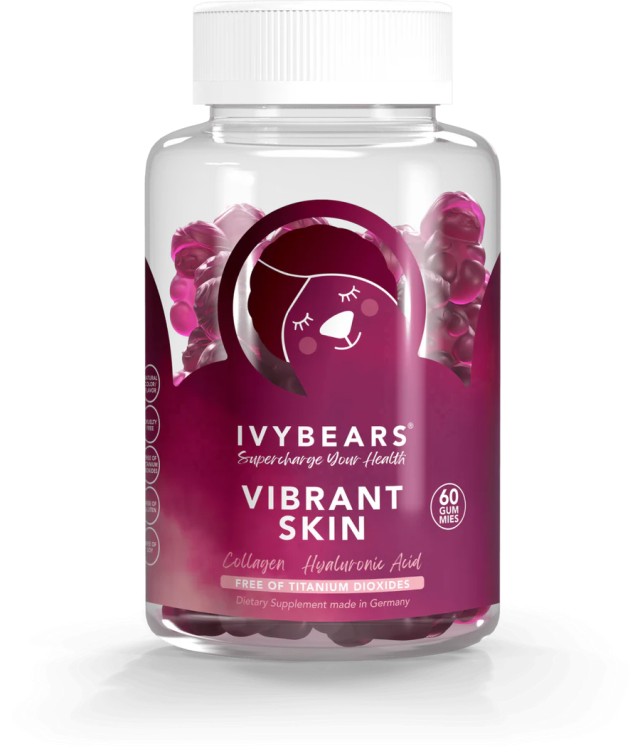 Ivybears Vibrant Skin 60 Ζελεδάκια - Συμπλήρωμα Διατροφής με Κολλαγόνο