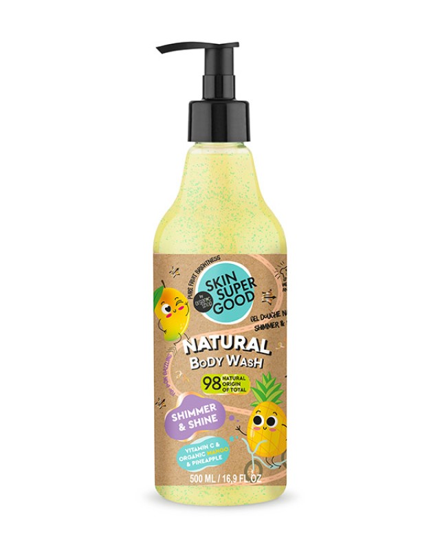 Natura Siberica Shimmer & Shine Body Wash 500ml - Αφρόλουτρο Μάνγκο Ανανά
