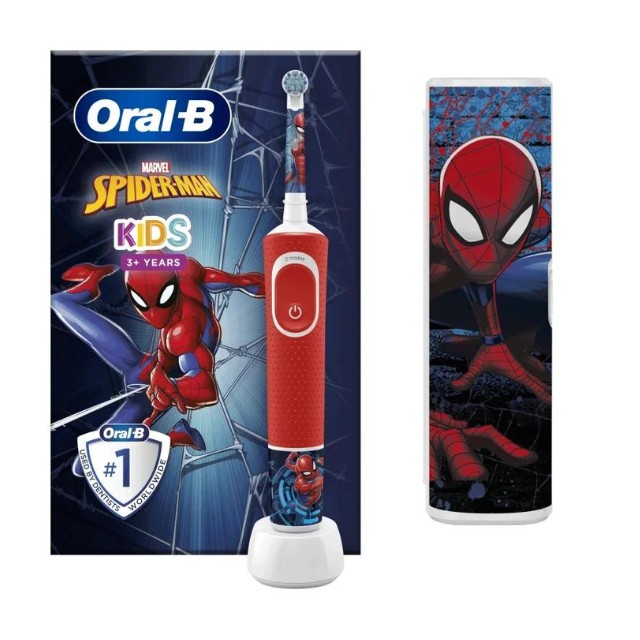Oral-B Kids Spiderman για Παιδιά 3+ Ετών – Παιδική Ηλεκτρική Οδοντόβουρτσα