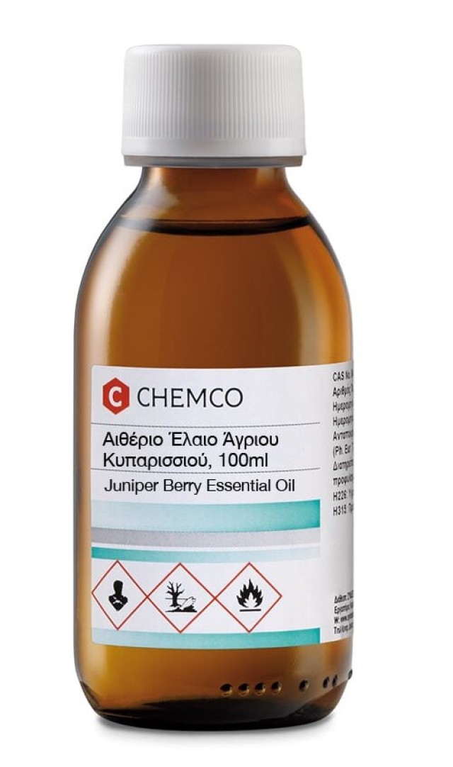 Chemco Juniper Berry Essential Oil 100ml – Αιθέριο Έλαιο Άγριου Κυπαρισσιού
