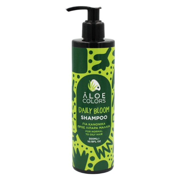 Aloe Colors Daily Bloom Shampoo 300ml - Σαμπουάν Κανονικά προς Λιπαρά Μαλλιά