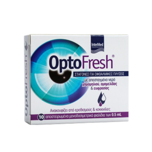 Intermed Optofresh 10x0.5ml - Σταγόνες για Οφθαλμικές πλύσεις