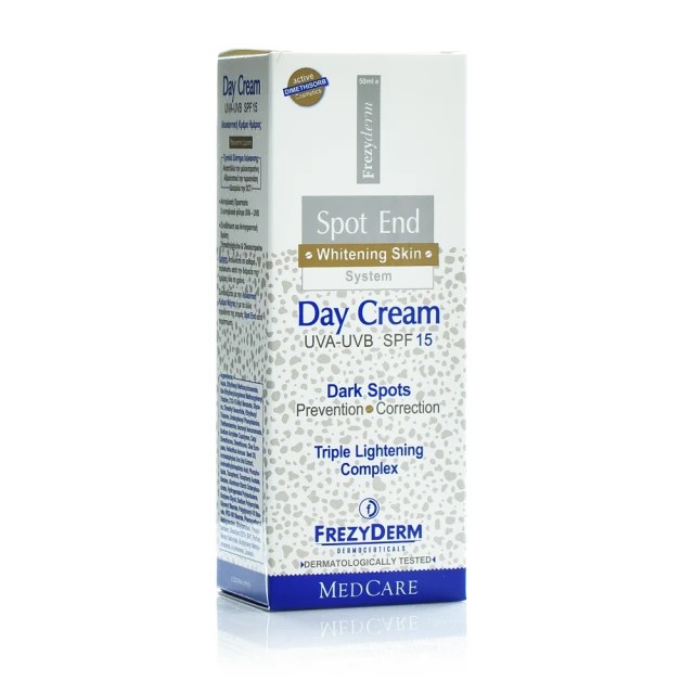 Frezyderm Spot End Day Cream SPF15 50ml – Λευκαντική κρέμα ημέρας