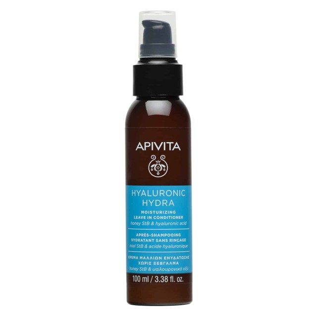 Apivita Hyaluronic Hydra Leave In Conditioner 100ml - Κρέμα Μαλλιών Ενυδάτωσης Χωρίς Ξέβγαλμα