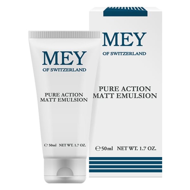 Mey Pure Action Matt Emulsion 50ml – Ενυδατικό Γαλάκτωμα Προστασίας & Μείωσης Ατελειών Λιπαρού Δέρματος