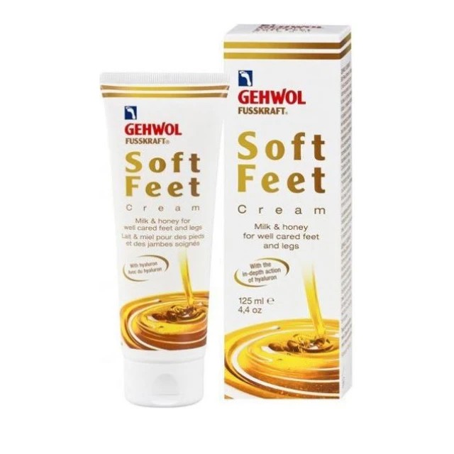 Gehwol Fusskraft Soft Feet 125ml - Περιποιητική Κρέμα με Μέλι και Γάλα