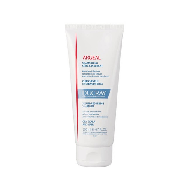 Ducray Argeal Shampooing 200ml - Σαμπουάν για Λιπαρά Μαλλιά