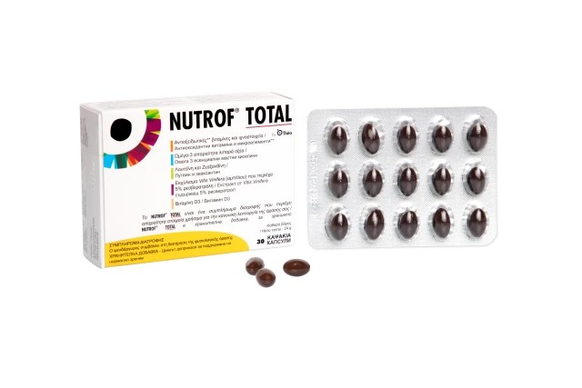 Thea Nutrof Total 30 κάψουλες - Συμπλήρωμα Διατροφής για την Καλή Λειτουργία της Όρασης