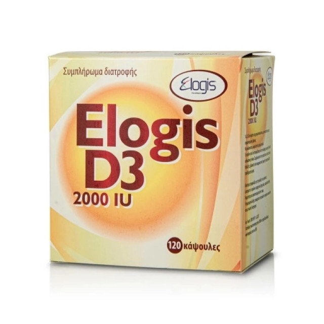 Elogis D3 2000IU – Συμπλήρωμα Διατροφής με Βιταμίνη D3, 120caps