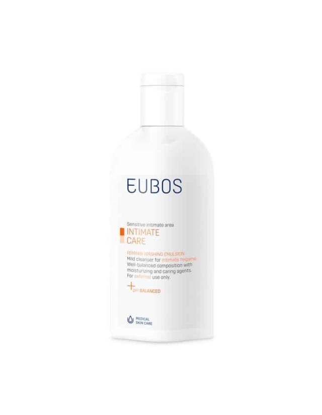 Eubos Intimate Care Feminin Washing Emulsion 200ml - Υγρό Καθαρισμού για την Ευαίσθητη Περιοχή