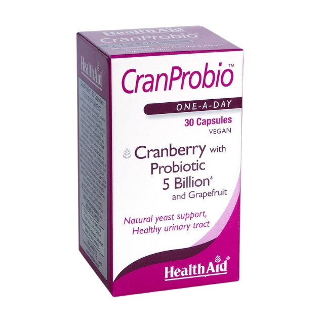 Health Aid CranProbio 30 κάψουλες - Συμπλήρωμα Διατροφής με Προβιοτικά