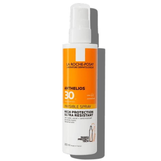 La Roche Posay Anthelios Invisible Spray SPF30 200ml – Αντηλιακό σώματος με Ultra ανάλαφρη υφή