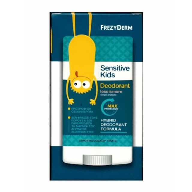 Frezyderm Kids Sensitive Deodorant Max Protection 40ml - Παιδικό Αποσμητικό Στικ