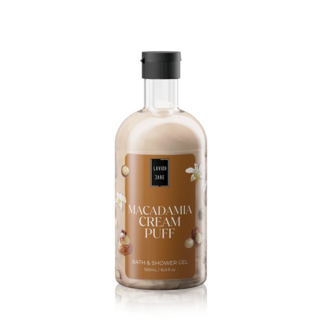 Lavish Care Shower Gel Macadamia Cream Puff 500ml - Αφρόλουτρο