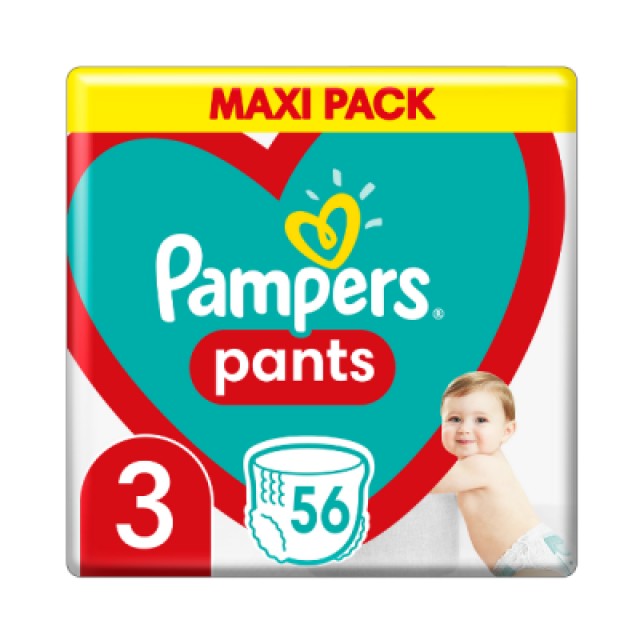 Pampers Pants No 3 (6-11kg) 56τμχ. Maxi Pack