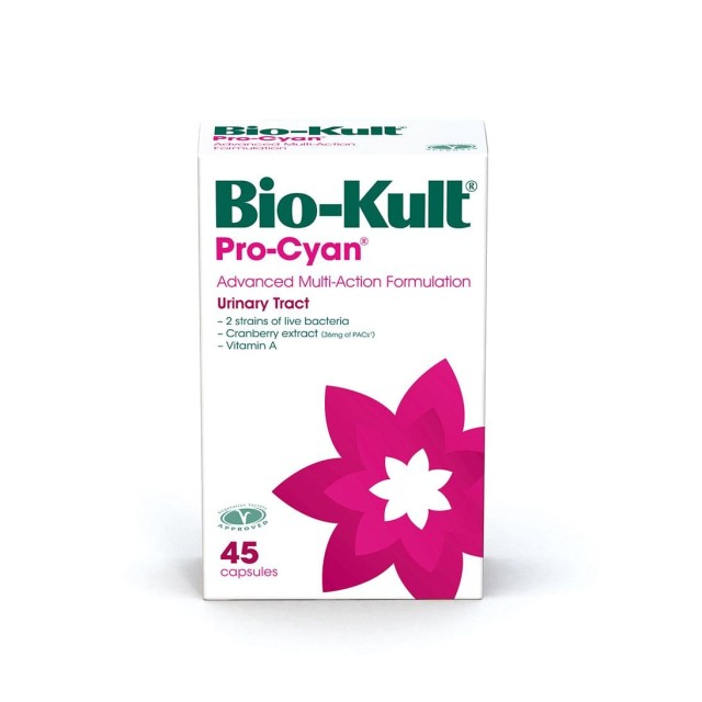 Bio-Kult Pro-Cyan Advanced Multi-Action Formulation 45 κάψουλες – Προβιοτικά με Vit A για την υγεία του ουροποιητικού