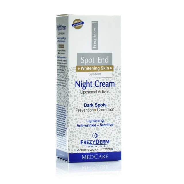 Frezyderm Spot End Night Cream 50ml - Λευκαντική κρέμα Νύχτας