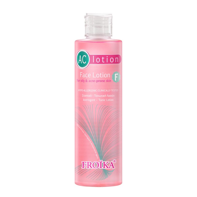 Froika AC Face Lotion F 200ml - Αντιμικροβιακή Λοσιόν για καθαρισμό των λιπαρών επιδερμίδων