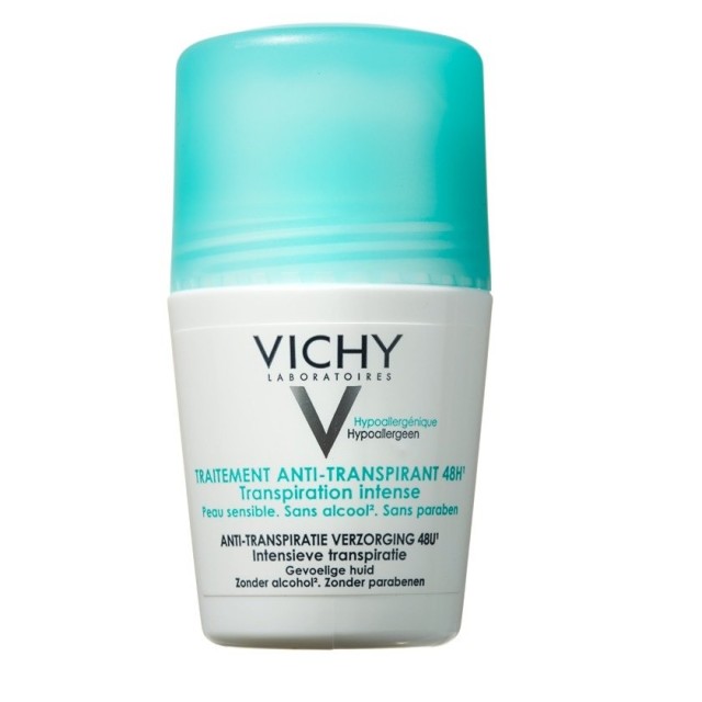 Vichy Deodorants Roll-On 50ml - 48ωρη Εντατική Αποσμητική Φροντίδα