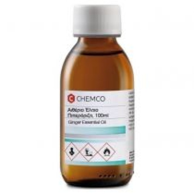 Chemco Ginger Essential Oil 100ml – Αιθέριο Έλαιο Τζίντζερ