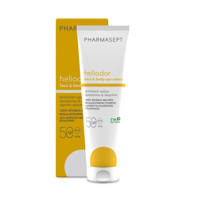 Pharmasept Face & Body Sun Cream SPF 50 150ml – Αντηλιακό για Πρόσωπο & Σώμα