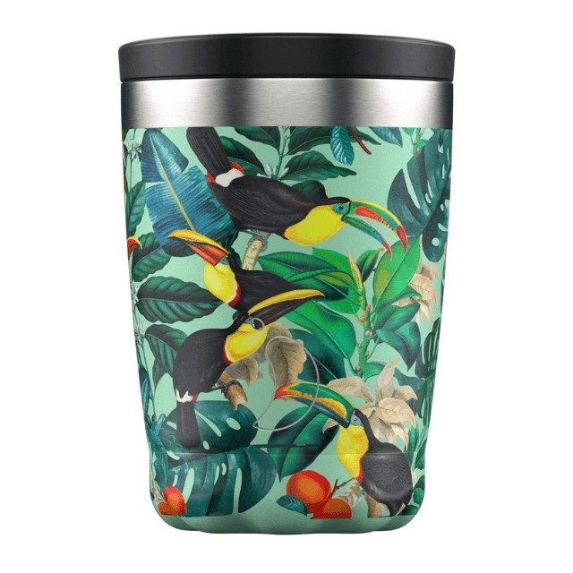 Chilly’s Original Series Coffee Cup Tropical Toucan 340ml – Κούπα ροφήματος θερμός