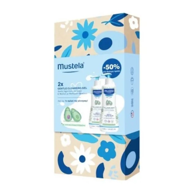 Mustela Promo Cleansing Gel 2x500ml Απαλό Αφροντούς για Σώμα & Μαλλιά