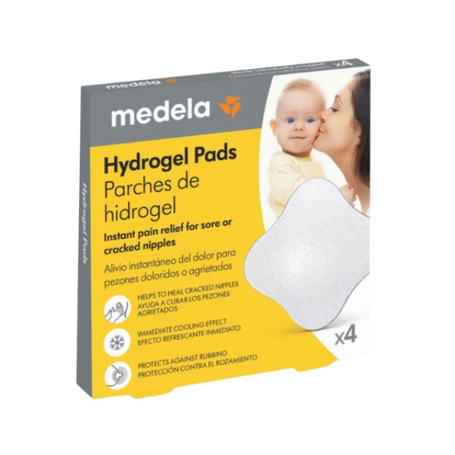 Medela Hydrogel Pads Επιθέματα Υγρής Γέλης 4τμχ